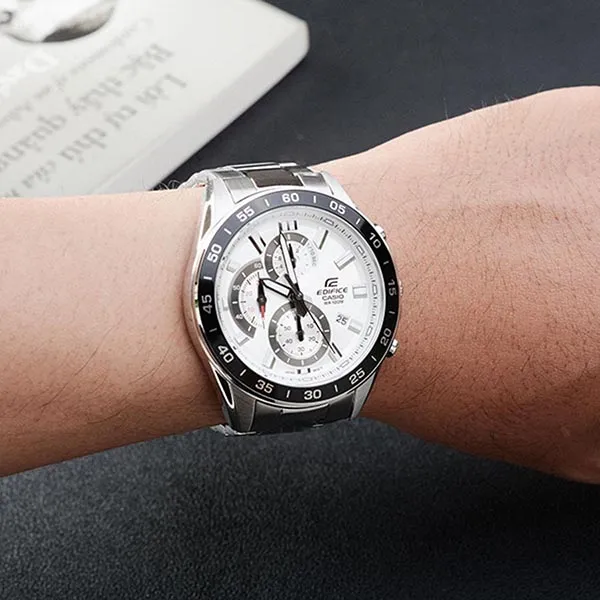 Đồng Hồ Nam Casio Edifice Quartz FV-550D-7A Màu Bạc - Đồng hồ - Vua Hàng Hiệu