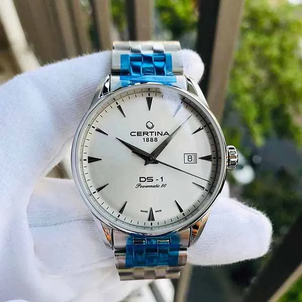 Đồng Hồ Nam Certina Automatic DS-1 Powermatic C029.807.11.031.00 (C0298071103100) Màu Bạc - Đồng hồ - Vua Hàng Hiệu