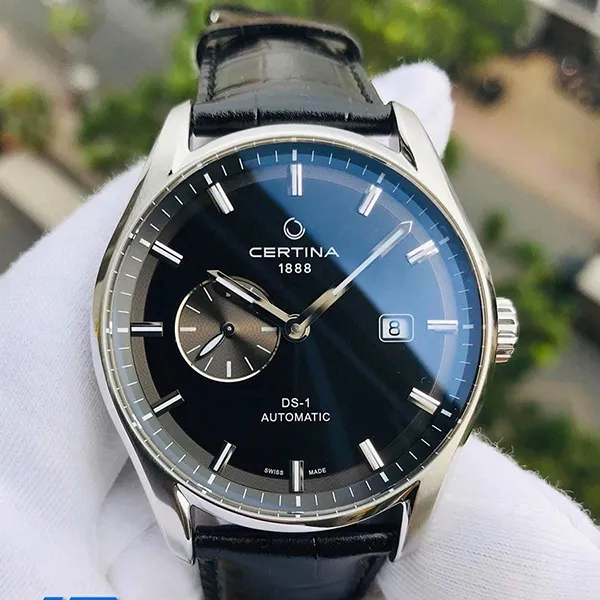 Đồng Hồ Nam Certina Automatic DS 1 Small Second C006.428.16.051.00 (C0064281605100) Màu Đen Bạc - Đồng hồ - Vua Hàng Hiệu