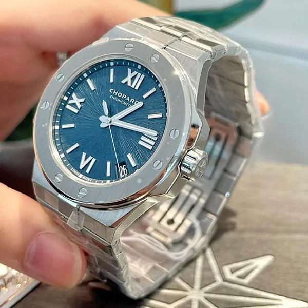 Đồng Hồ Nam Chopard Alpine Eagle Large 41mm 298600-3001 Màu Bạc Xanh