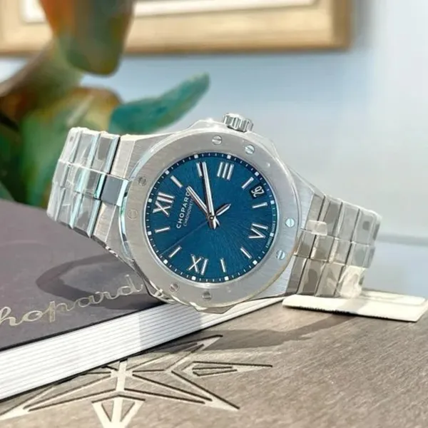 Đồng Hồ Nam Chopard Alpine Eagle Large 41mm 298600-3001 Màu Bạc Xanh
