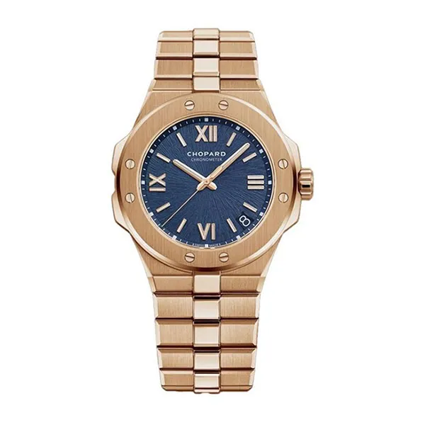 Đồng Hồ Nam Chopard Alpine Eagle Large 41mm Blue 295363-5001 Màu Xanh / Vàng Hồng