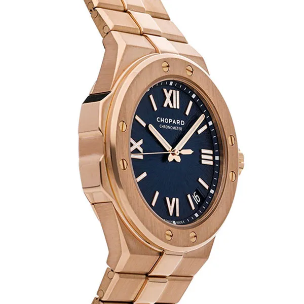 Đồng Hồ Nam Chopard Alpine Eagle Large 41mm Blue 295363-5001 Màu Xanh / Vàng Hồng