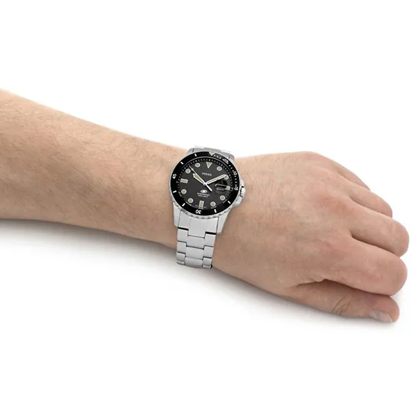 Đồng Hồ Nam Fossil Blue Dive Date Stainless Steel Watch FS5952 Màu Bạc