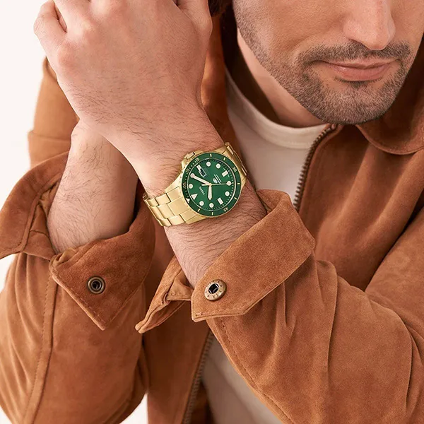 Đồng Hồ Nam Fossil FS5950 Màu Vàng Xanh - Đồng hồ - Vua Hàng Hiệu