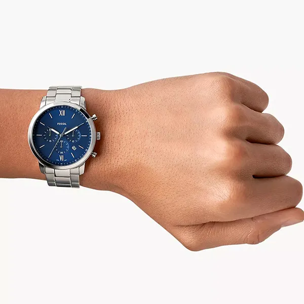 Đồng Hồ Nam Fossil Neutra Chronograph Stainless Steel Watch FS5792 Màu Bạc - Đồng hồ - Vua Hàng Hiệu