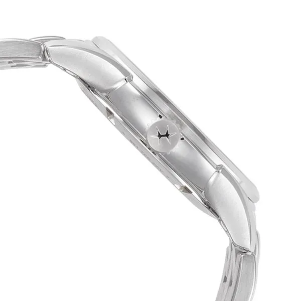 Đồng Hồ Nam Hamilton Quartz H32451181 Jazzmaster Thinline 40mm Màu Bạc Đen - Đồng hồ - Vua Hàng Hiệu