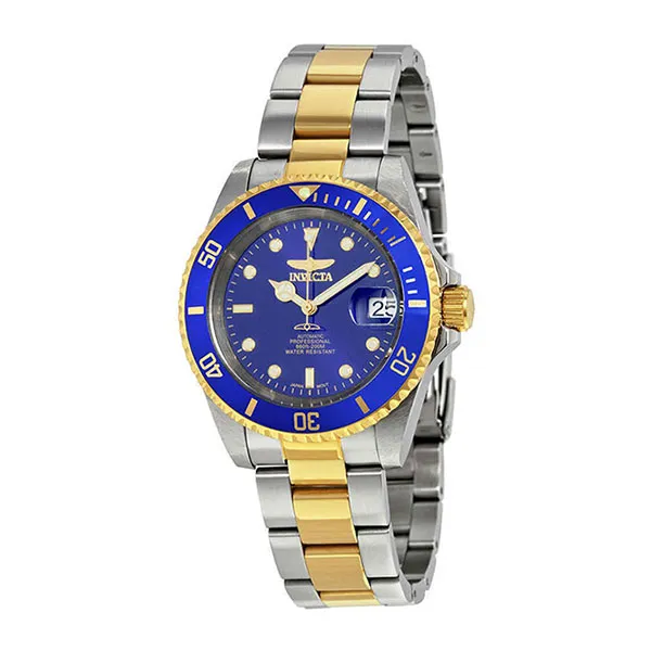 Đồng Hồ Nam Invicta Mako Pro Diver Automatic Blue Dial Two-Tone Men's Watch 8928OB Màu Xanh Vàng L - Đồng hồ - Vua Hàng Hiệu