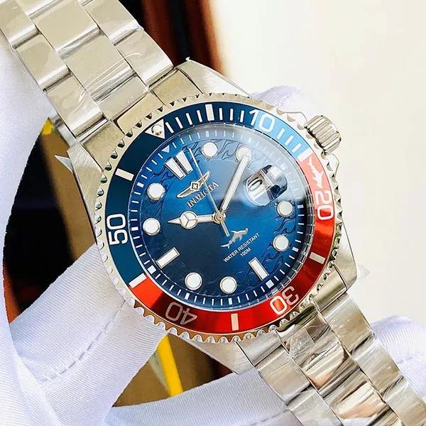 Đồng Hồ Nam Invicta Pro Diver Quartz Black Dial Pepsi Bezel 30951 43mm Màu Xanh Biển - Đồng hồ - Vua Hàng Hiệu