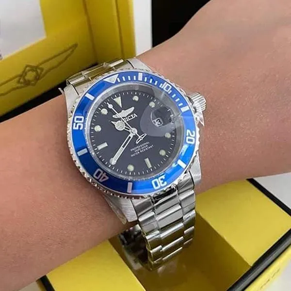 Đồng Hồ Nam Invicta Pro Diver Quartz Blue Dial 37156 40mm Màu Xanh Bạc - Đồng hồ - Vua Hàng Hiệu