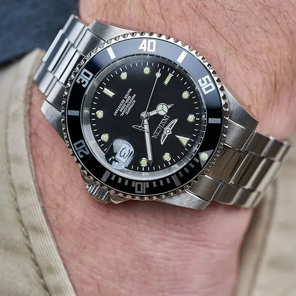 Đồng Hồ Nam Invicta Pro Diver Stainless Steel Men's Automatic Watch 8926OBXL 43mm Màu Bạc Đen - Đồng hồ - Vua Hàng Hiệu