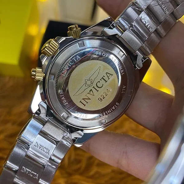 Đồng Hồ Nam Invicta Speedway Chronograph 9224 40mm Màu Vàng – Bạc