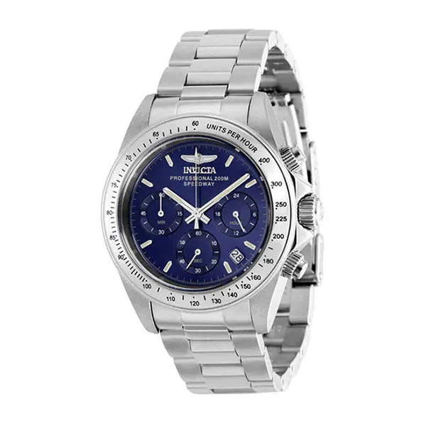 Đồng Hồ Nam Invicta Speedway Chronograph GMT Quartz Blue Dial Men Watch 37169 Màu Xanh Bạc - Đồng hồ - Vua Hàng Hiệu