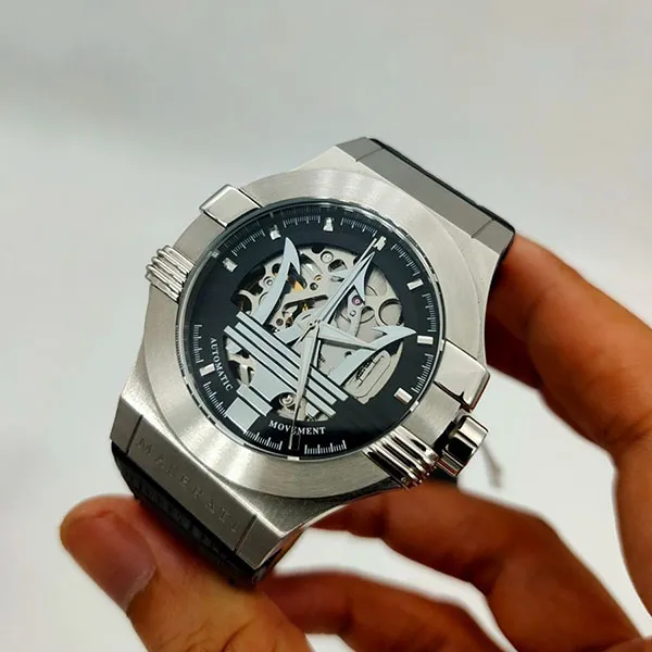 Đồng Hồ Nam Maserati Potenza Automatic R8821108038 Màu Đen Bạc