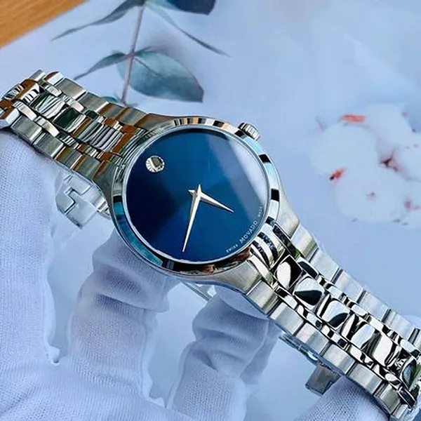 Đồng Hồ Nam Movado 0606369 Collection Blue Watch Màu Xanh Bạc - Đồng hồ - Vua Hàng Hiệu