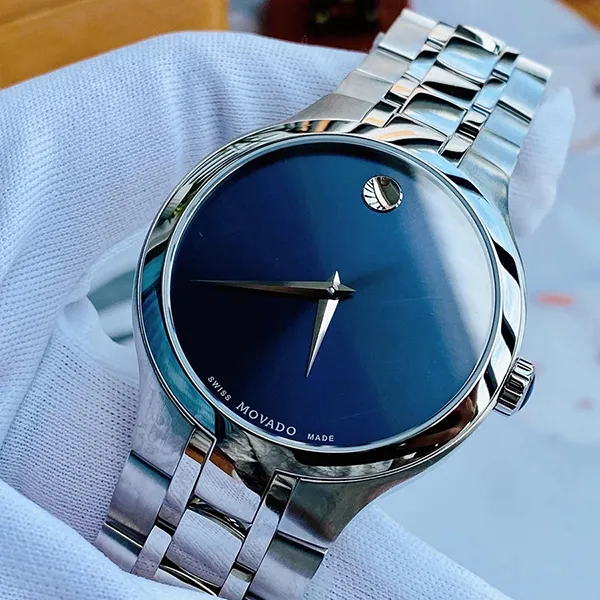 Đồng Hồ Nam Movado 0606369 Collection Blue Watch Màu Xanh Bạc - Đồng hồ - Vua Hàng Hiệu