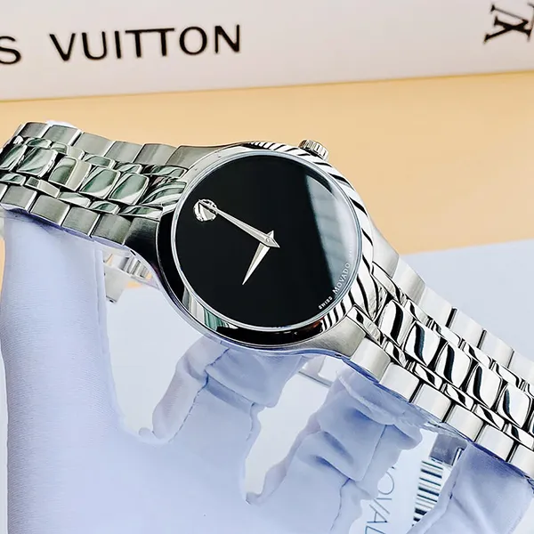 Đồng Hồ Nam Movado Museum Black 0606367 Màu Đen Bạc - Đồng hồ - Vua Hàng Hiệu