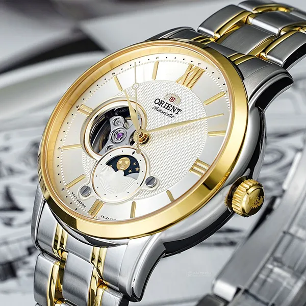 Đồng Hồ Nam Orient Sun And Moon Gen 4 RA-AS0007S10B Màu Bạc/Gold - Đồng hồ - Vua Hàng Hiệu
