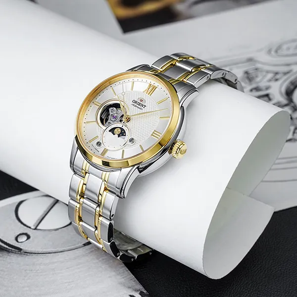 Đồng Hồ Nam Orient Sun And Moon Gen 4 RA-AS0007S10B Màu Bạc/Gold - Đồng hồ - Vua Hàng Hiệu