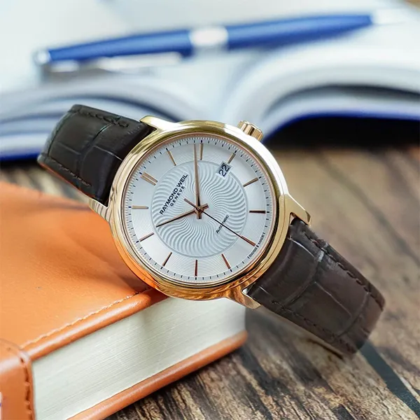 Đồng Hồ Nam Raymond Weil Maestro 2237-PC5-65001 Màu Nâu Vàng Hồng - Đồng hồ - Vua Hàng Hiệu