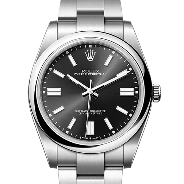 Đồng Hồ Nam Rolex Oyster Perpetual 41mm Dial Black 124300 Màu Bạc - Đồng hồ - Vua Hàng Hiệu