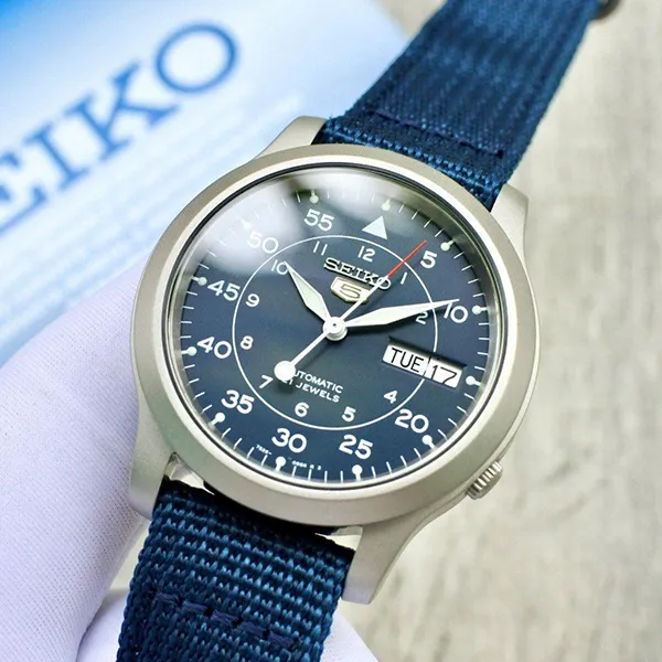 Đồng Hồ Nam Seiko 5 SNK807K2 Màu Xanh Navy - Đồng hồ - Vua Hàng Hiệu