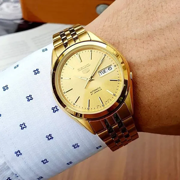 Đồng Hồ Nam Seiko 5 SNKL28K1 Màu Vàng
