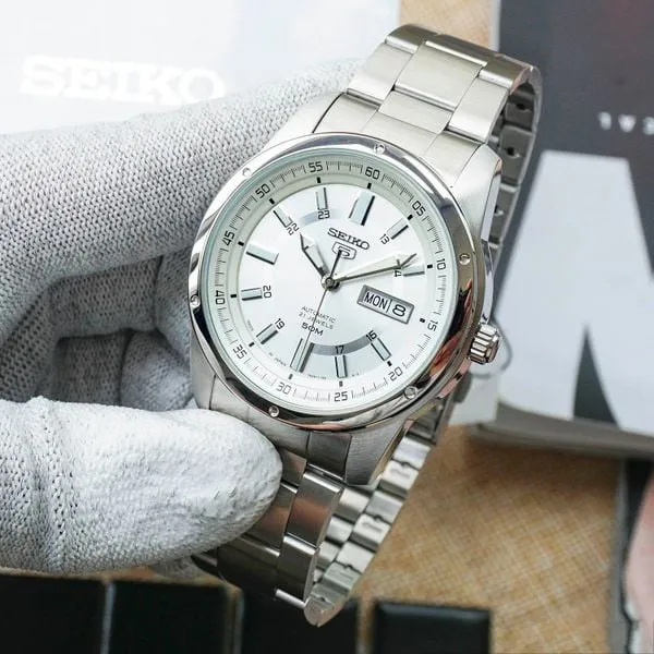 Đồng Hồ Nam Seiko 5 SNKN09J1 Màu Bạc