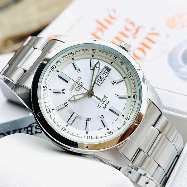 Đồng Hồ Nam Seiko 5 SNKN09J1 Màu Bạc