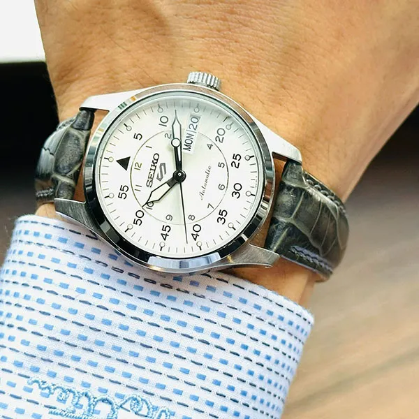 Đồng Hồ Nam Seiko 5 Sport Field SRPJ87K1 Màu Đen Bạc - Đồng hồ - Vua Hàng Hiệu