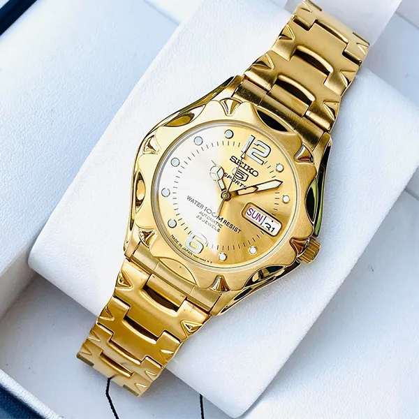 Đồng Hồ Nam Seiko 5 Sport SNZ460J1 Màu Vàng Gold