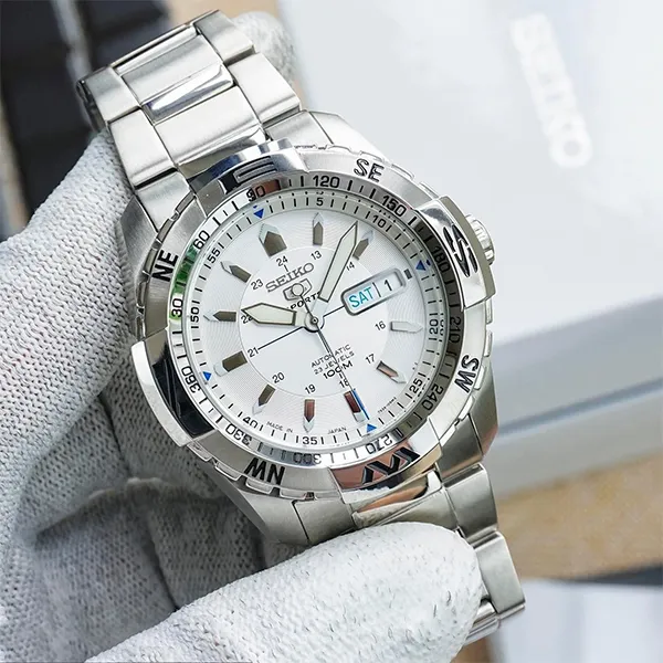 Đồng Hồ Nam Seiko 5 Sport SNZJ03J1 Màu Bạc - Đồng hồ - Vua Hàng Hiệu