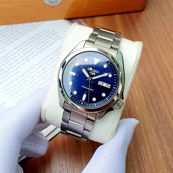 Đồng Hồ Nam Seiko 5 Sport SRPE53K1 Màu Bạc Xanh Lam