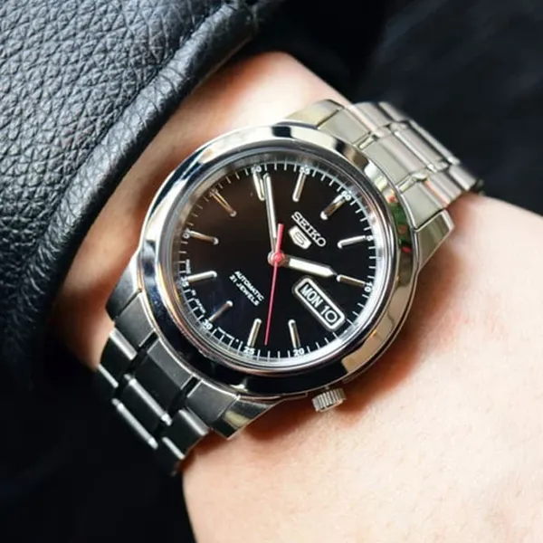 Đồng Hồ Nam Seiko 5 SSA379J1 Màu Bạc Đen