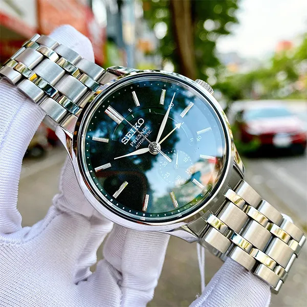 Đồng Hồ Nam Seiko Automatic Presage SSA397J1 Màu Bạc Xanh Lá