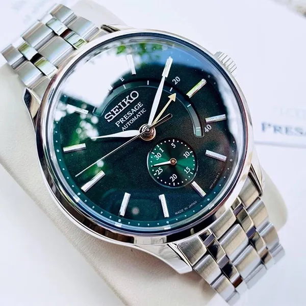 Đồng Hồ Nam Seiko Automatic Presage SSA397J1 Màu Bạc Xanh Lá