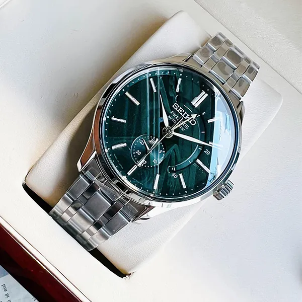 Đồng Hồ Nam Seiko Automatic Presage SSA397J1 Màu Bạc Xanh Lá