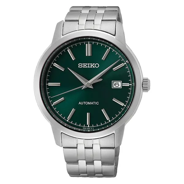 Đồng Hồ Nam Seiko Essentials Automatic SRPH89 Màu Xanh Bạc