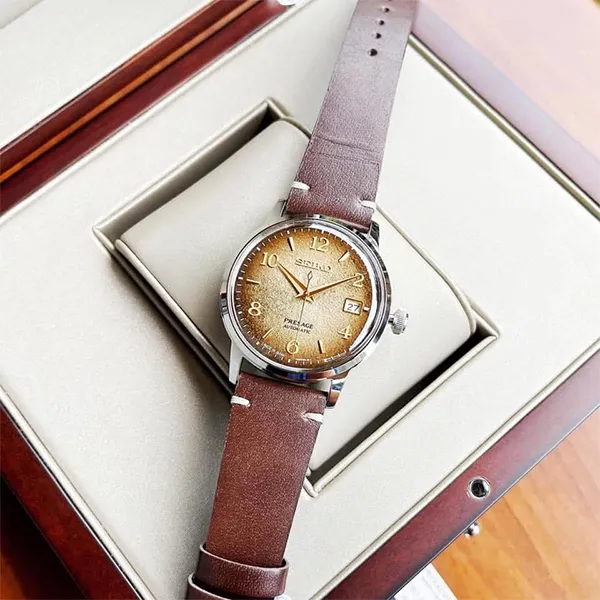 Đồng Hồ Nam Seiko Presage Cocktail Limited SARY183 Màu Nâu Bạc - Đồng hồ - Vua Hàng Hiệu