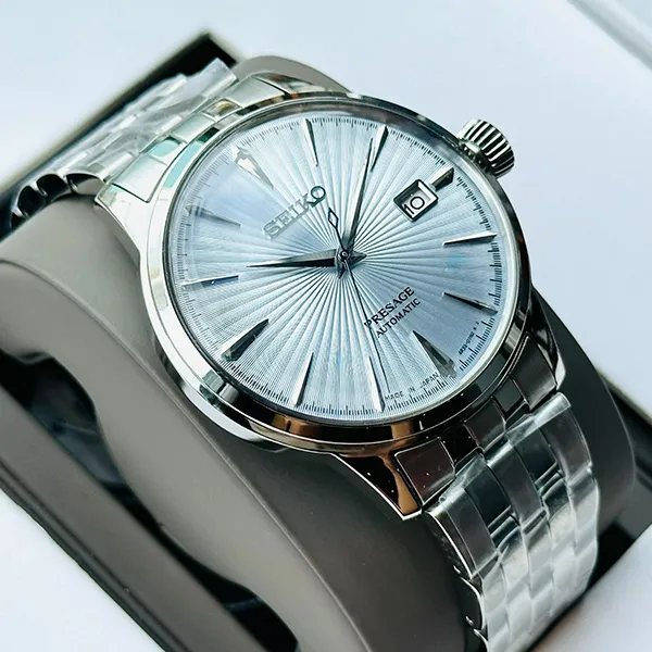 Đồng Hồ Nam Seiko Presage Cocktail SRPE19J1 Màu Bạc - Đồng hồ - Vua Hàng Hiệu