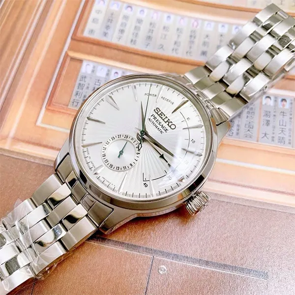 Đồng Hồ Nam Seiko Presage Cocktail SSA341J1 Màu Bạc