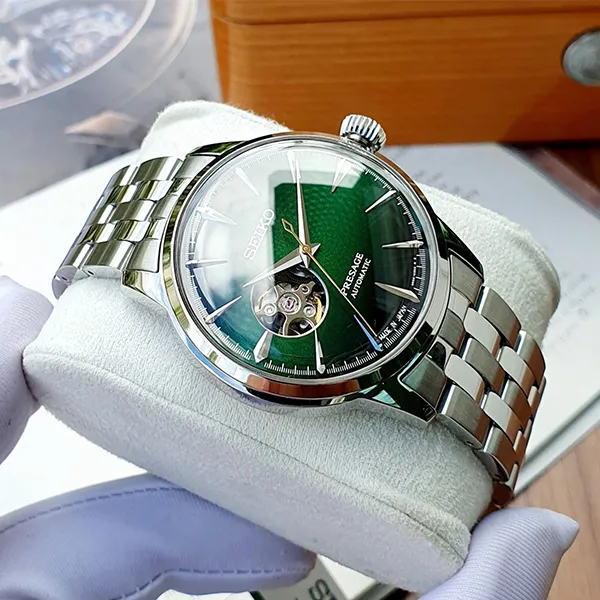 Đồng Hồ Nam Seiko Presage Cocktail SSA441J1 Màu Bạc Xanh Lá