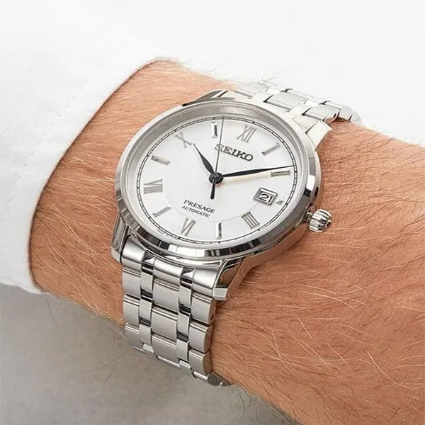 Đồng Hồ Nam Seiko Presage SRPC05J1 Màu Bạc