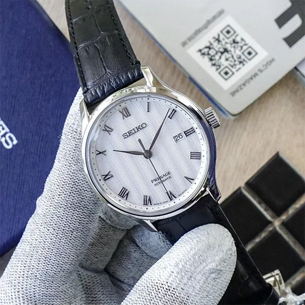 Đồng Hồ Nam Seiko Presage SRPC83J1 Màu Đen Bạc - Đồng hồ - Vua Hàng Hiệu