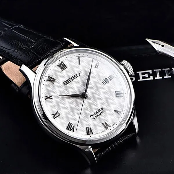Đồng Hồ Nam Seiko Presage SRPC83J1 Màu Đen Bạc - Đồng hồ - Vua Hàng Hiệu