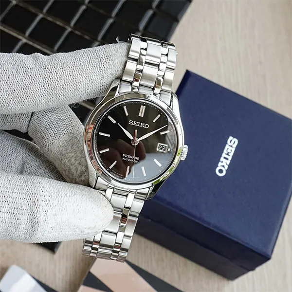 Đồng Hồ Nam Seiko Presage SRPD99J1 (Sary149) Màu Bạc Đen
