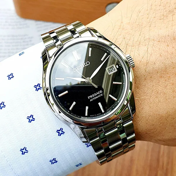 Đồng Hồ Nam Seiko Presage SRPD99J1 (Sary149) Màu Bạc Đen