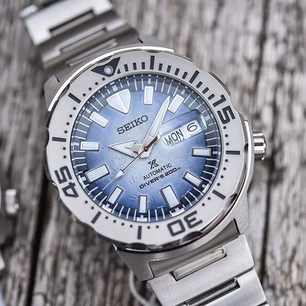 Đồng Hồ Nam Seiko Prospex Save The Ocean Special Edition SRPG57K1 Màu Xanh Bạc