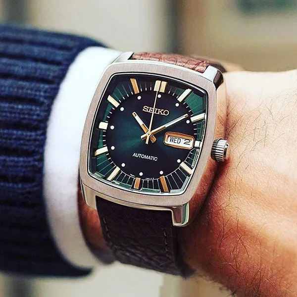 Đồng Hồ Nam Seiko Recraft SNKP27 Màu Xanh Bạc - Đồng hồ - Vua Hàng Hiệu