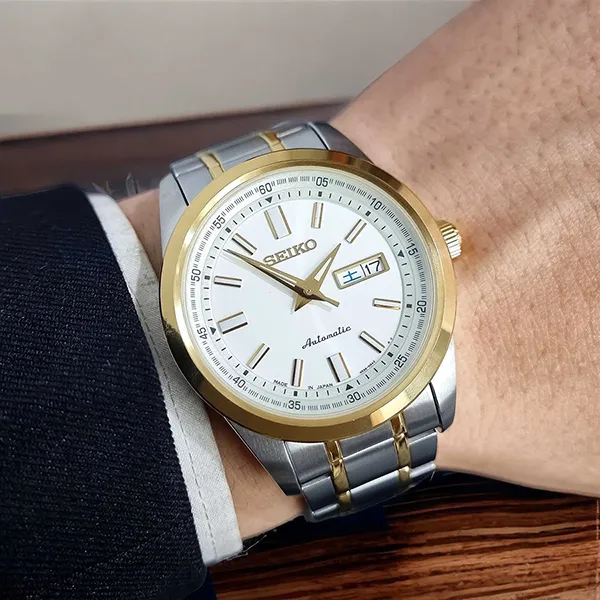Đồng Hồ Nam Seiko SARV004 Màu Bạc Vàng - Đồng hồ - Vua Hàng Hiệu
